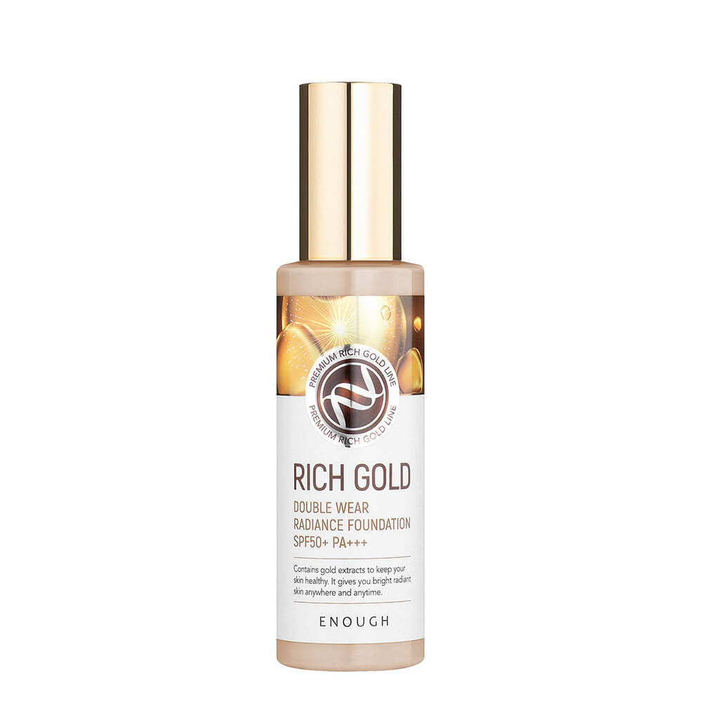 Тональний крем Rich Gold Double Wear Radiance Foundation SPF50+ PA+++ Enough, тон 13, 100 мл