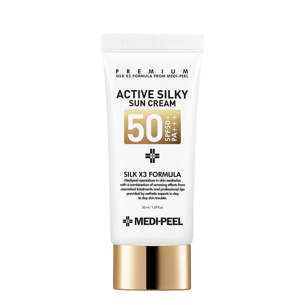 Сонцезахисний крем Active Silky Sun Cream SPF50+/PA+++ MEDIPEEL, 50 мл