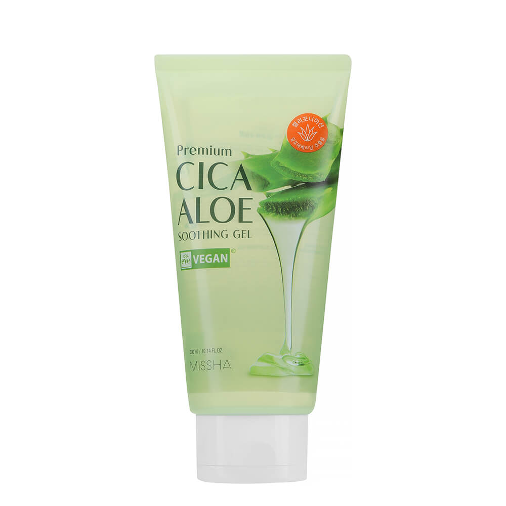 Заспокійливий гель для тіла з центеллою та алое вера Premium Cica Aloe Soothing Gel Missha, 300 мл