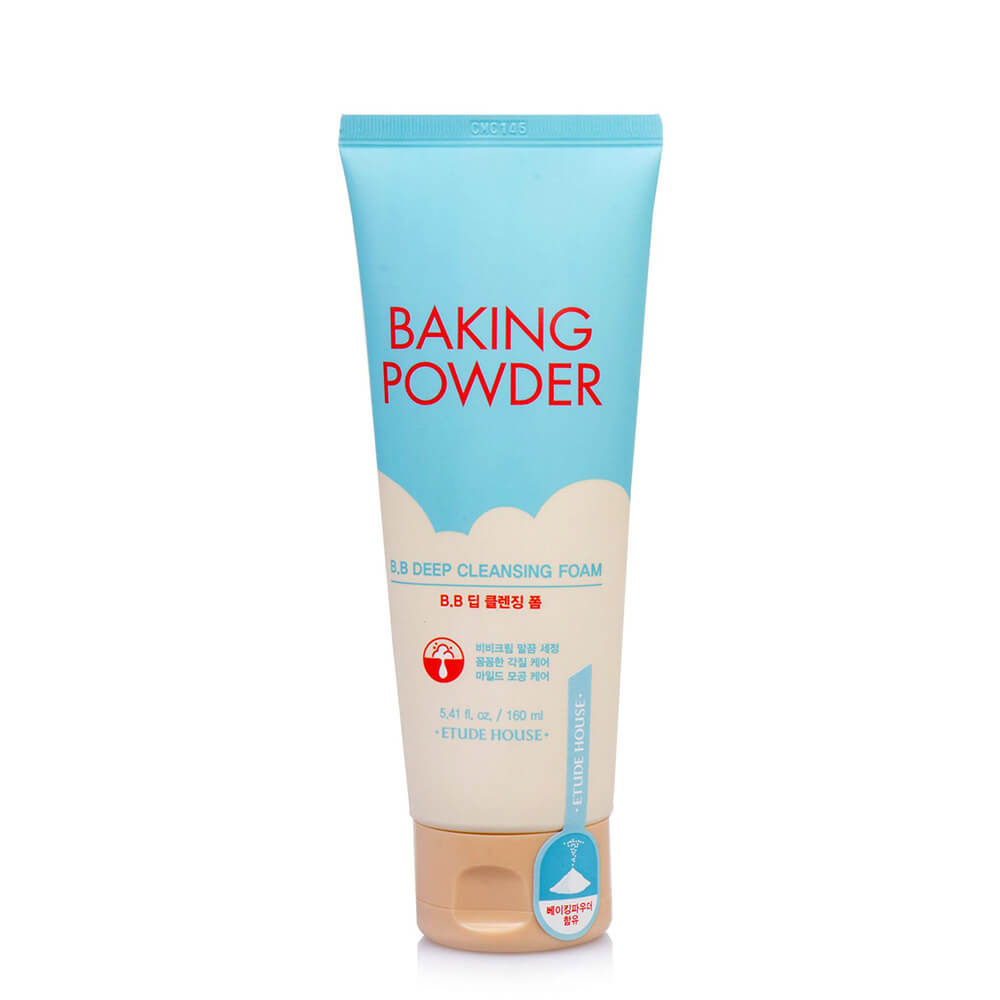 Пінка для глибокого очищення шкіри обличчя Baking Powder BB Deep Cleansing Foam Etude House, 160 мл