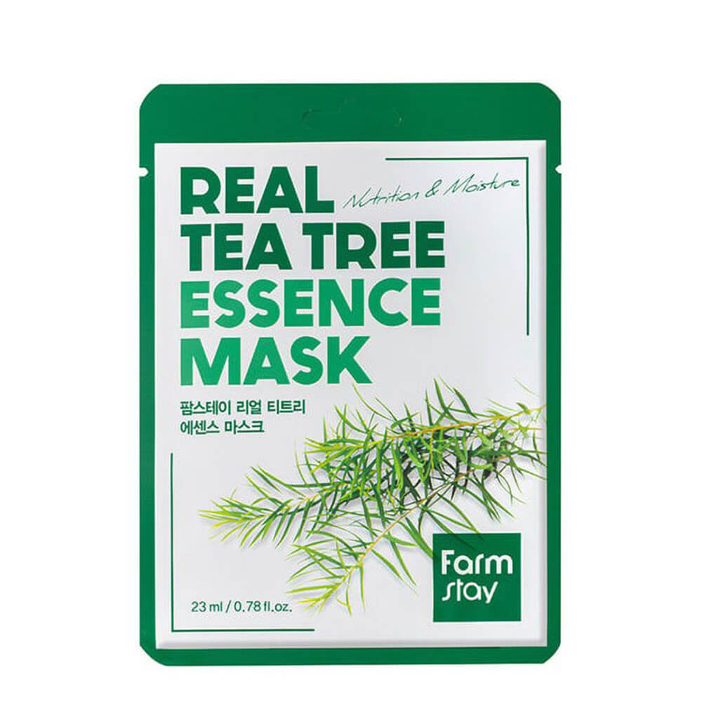 Тканинна маска з екстрактом чайного дерева Real Tea Tree Essence Mask FarmStay, 23 мл