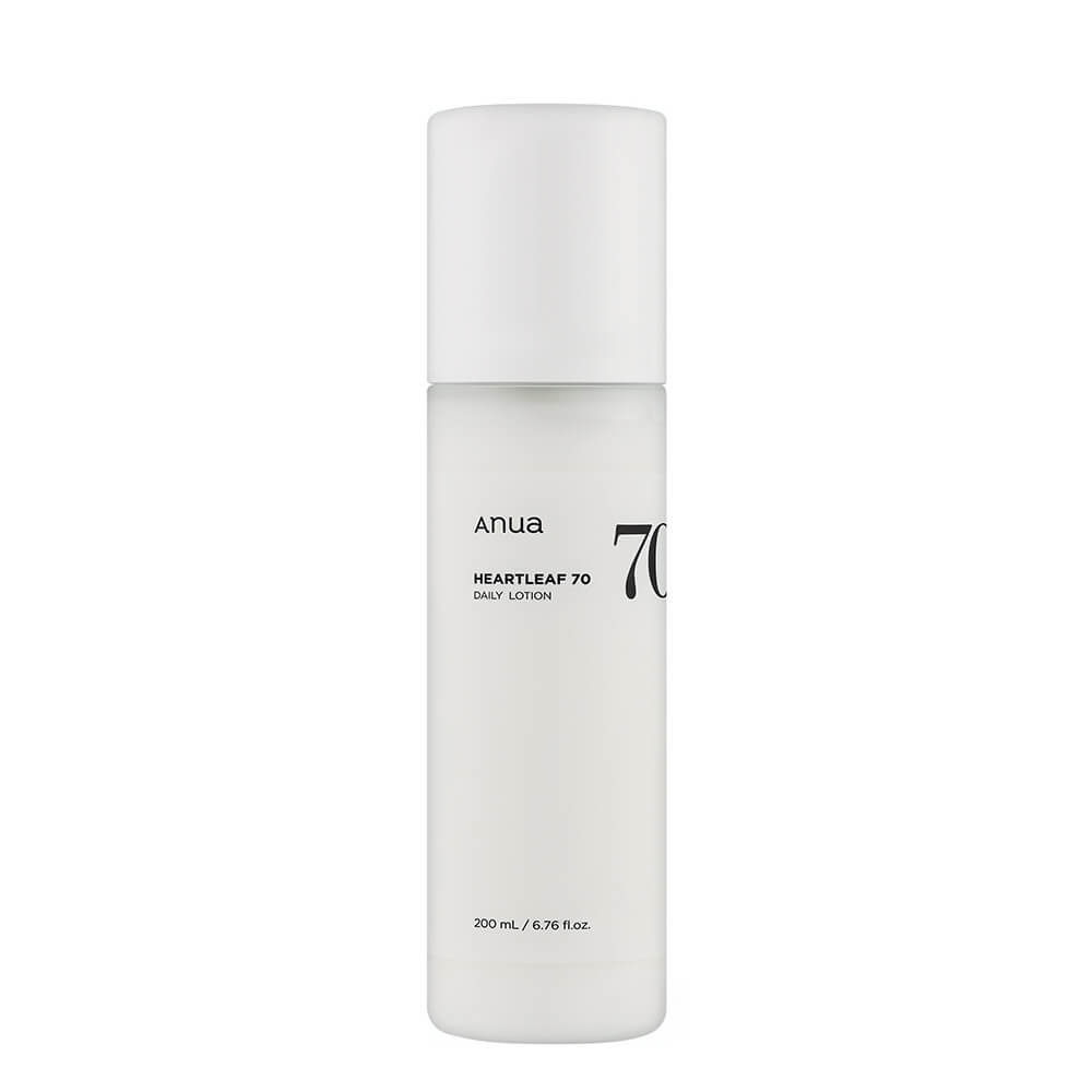 Заспокійливий та зволожувальний лосьйон для обличчя Heartleaf 70% Daily Lotion Anua, 200 мл