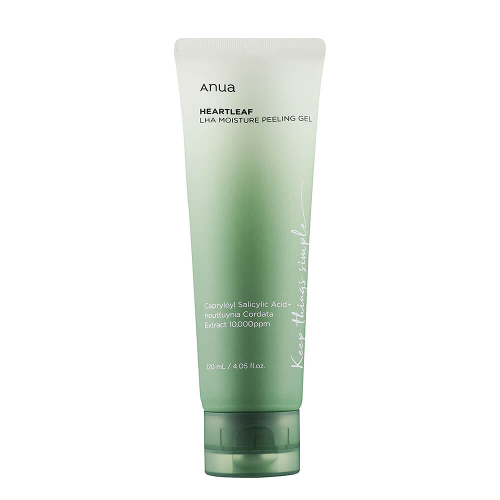 Гелевий пілінг для обличчя Heartleaf LHA Moisture Peeling Gel Anua, 120 мл