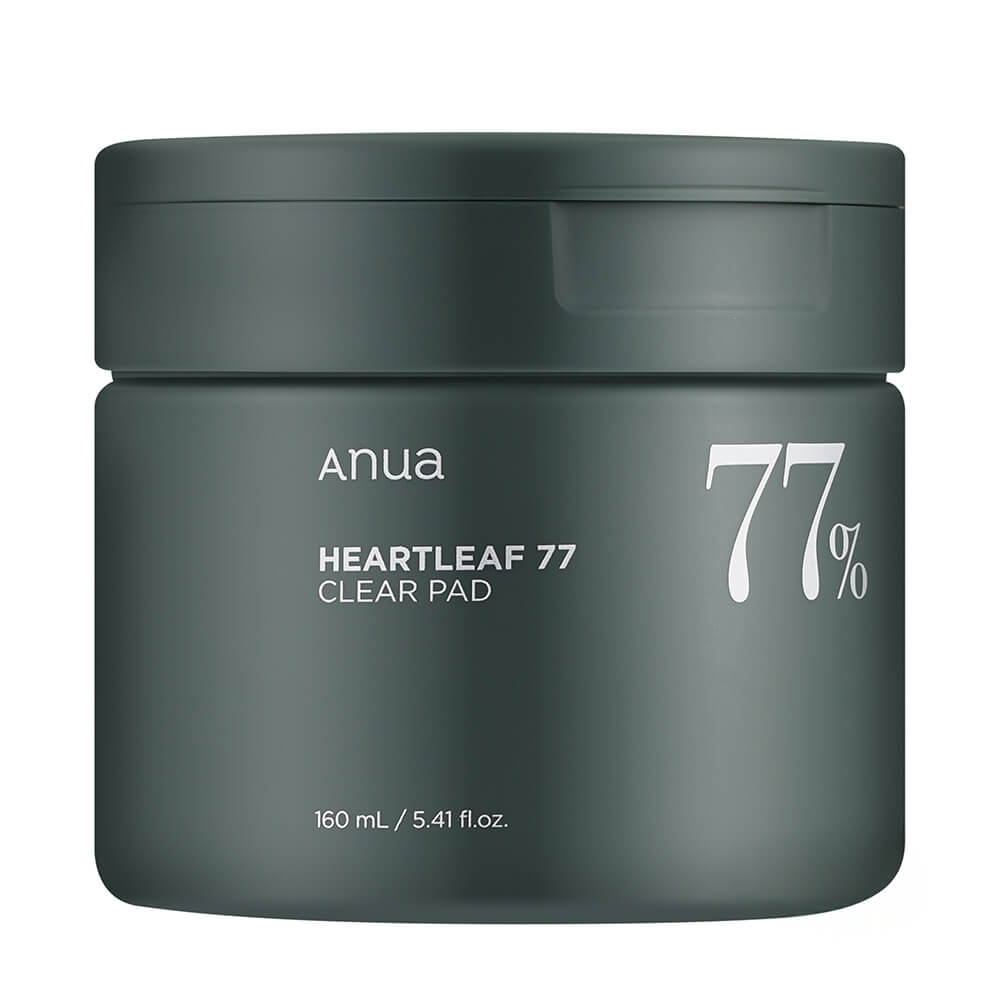 Заспокійливі тонізуючі пади з екстрактом хауттюйнії Heartleaf 77% Clear Pad Anua, 70 шт