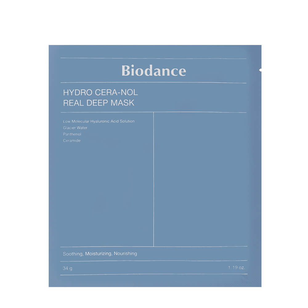 Гідрогелева маска Real Deep Mask з Hydro Cera-nol Biodance, 34 г