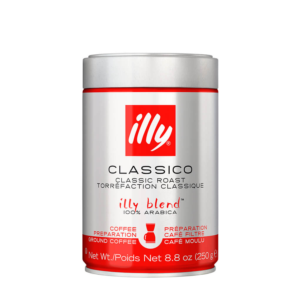Кава мелена illy Classico red Filter ж/б, 250 г
