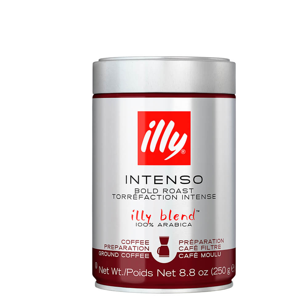 Кава мелена illy Intenso dark ж/б, 250 г