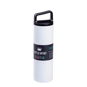 Термос Yiwu Bottle Sport з ручкою, білий, 500 мл