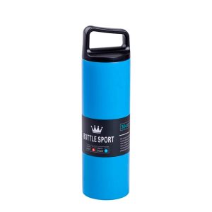 Термос Yiwu Bottle Sport з ручкою, синій, 500 мл