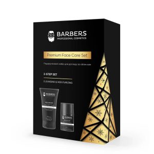 Подарунковий новорічний набір для догляду за обличчям Barbers Face Care Gift Set