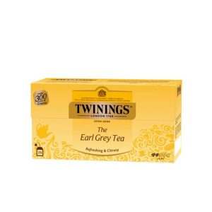 Чай Twinings чорний Ерл Грей в пакетиках, 25 пак. по 2 г