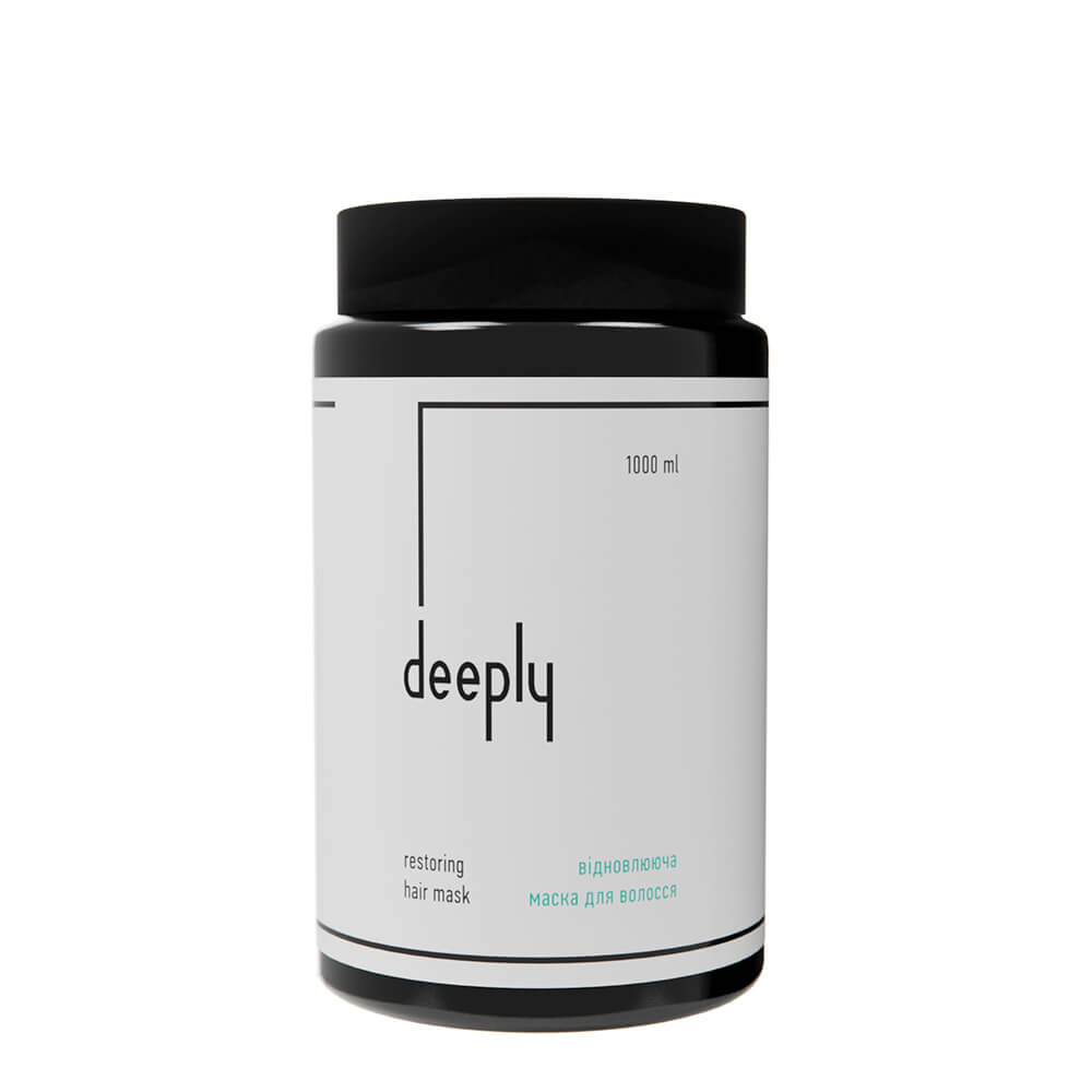 Відновлююча маска для волосся deeply restoring hair mask, 1000 мл