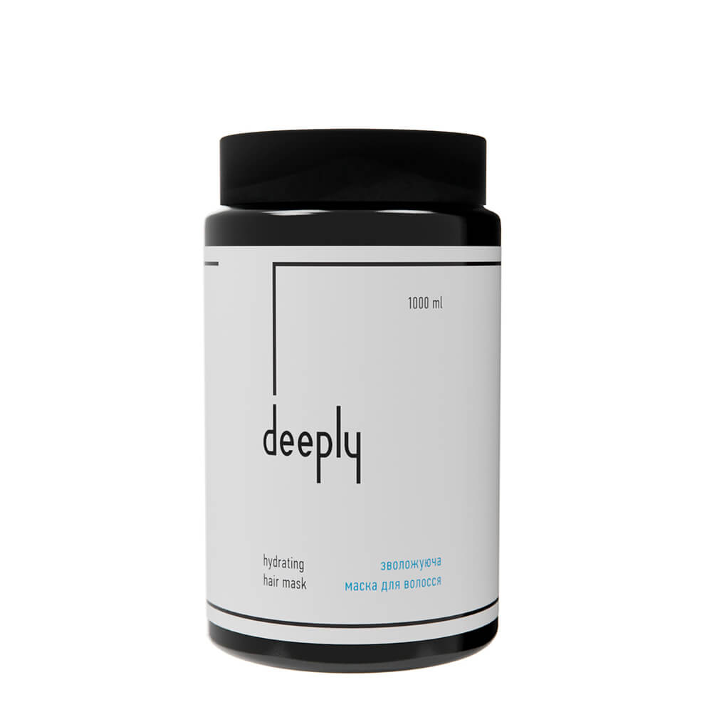 Зволожуюча маска deeply hydrating hair mask, 1000 мл