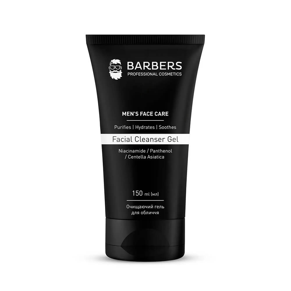 Очищаючий гель для обличчя Barbers Facial Cleanser Gel, 150 мл