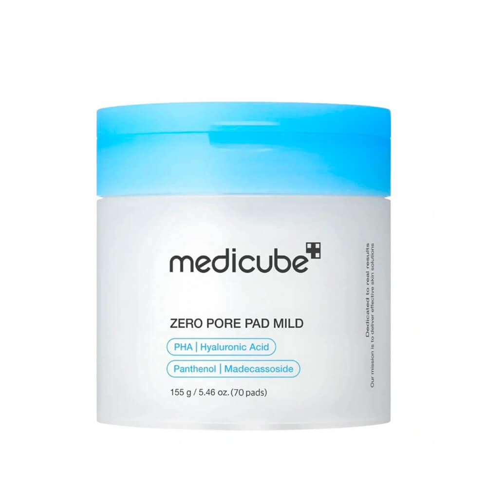 Пілінг-педи с глюконолактоном та мадекасосидом для чутливої шкіри Zero Pore Pad Mild Medicube, 70 шт.