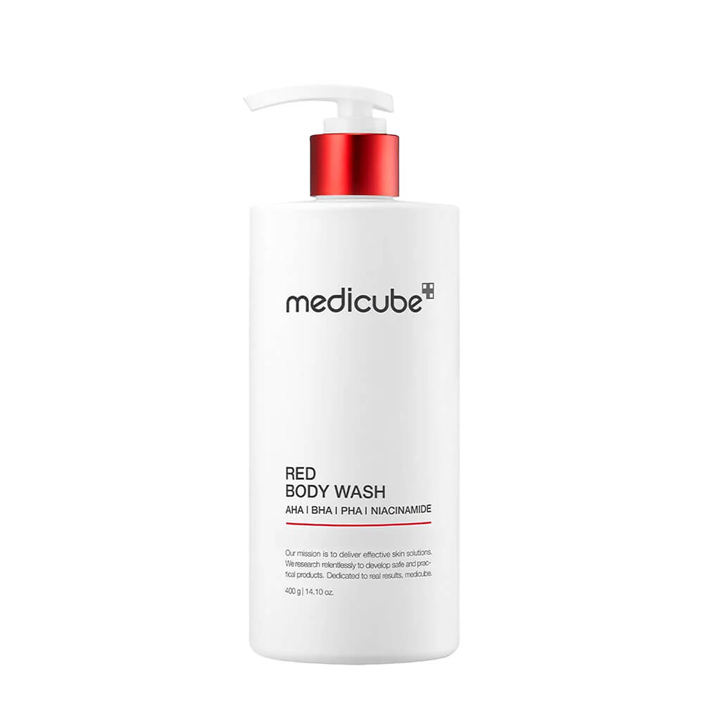 Протизапальний гель для душу з кислотами Red Acne Body Wash 2.0 Medicube, 400 г