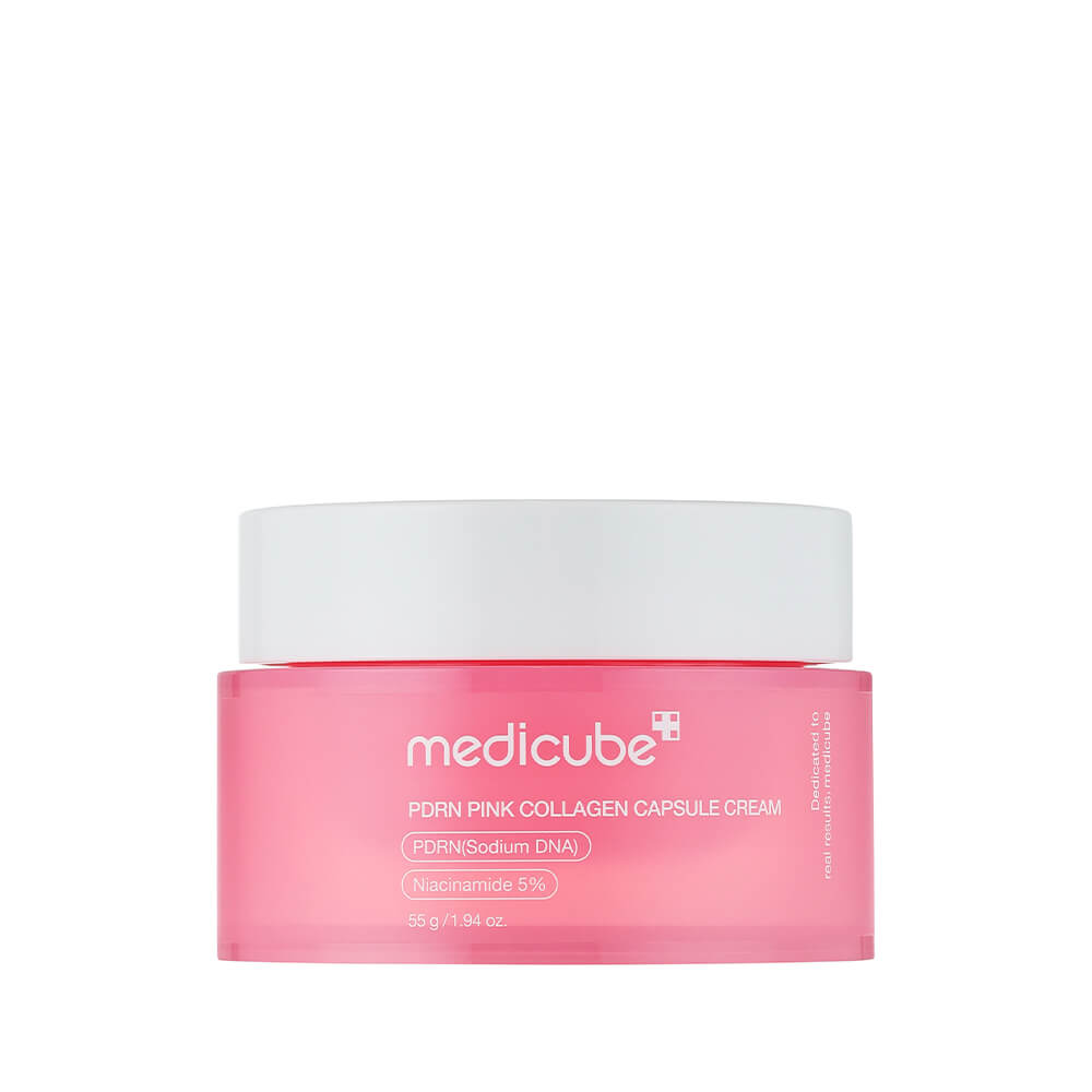 Омолоджувальний капсульний крем з полінуклеотидами та колагеном PDRN Pink Collagen Capsule Cream Medicube, 55 г