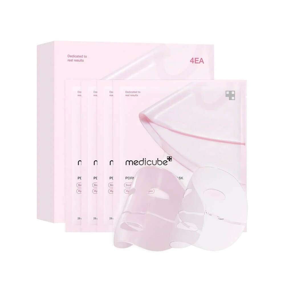 Омолоджувальна гідрогелева маска з полінуклеотидами та колагеном PDRN Pink Collagen Gel Mask Medicube, 28 г