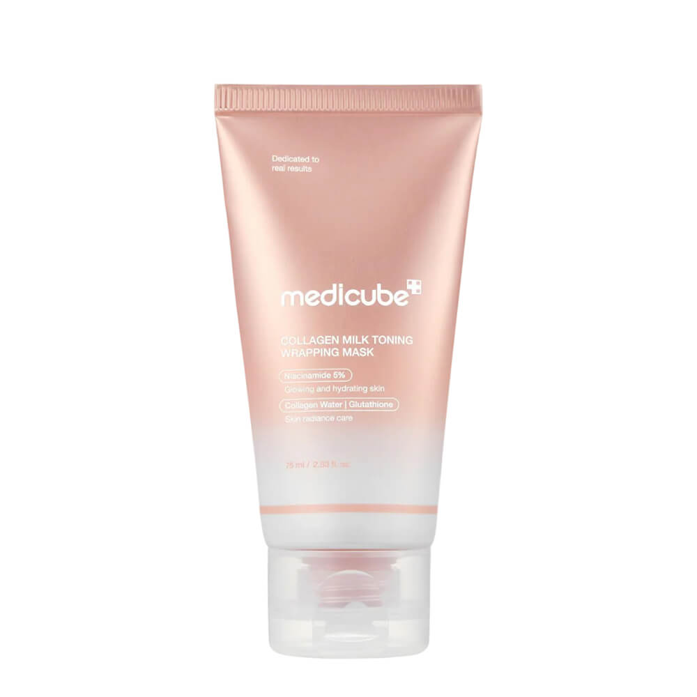 Тонізуюча колагенова маска-плівка Collagen Milk Toning Wrapping Mask Medicube, 75 мл