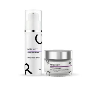Пептидний набір сироватка + крем з мікроголками від глибоких зморшок ROBEAUTY