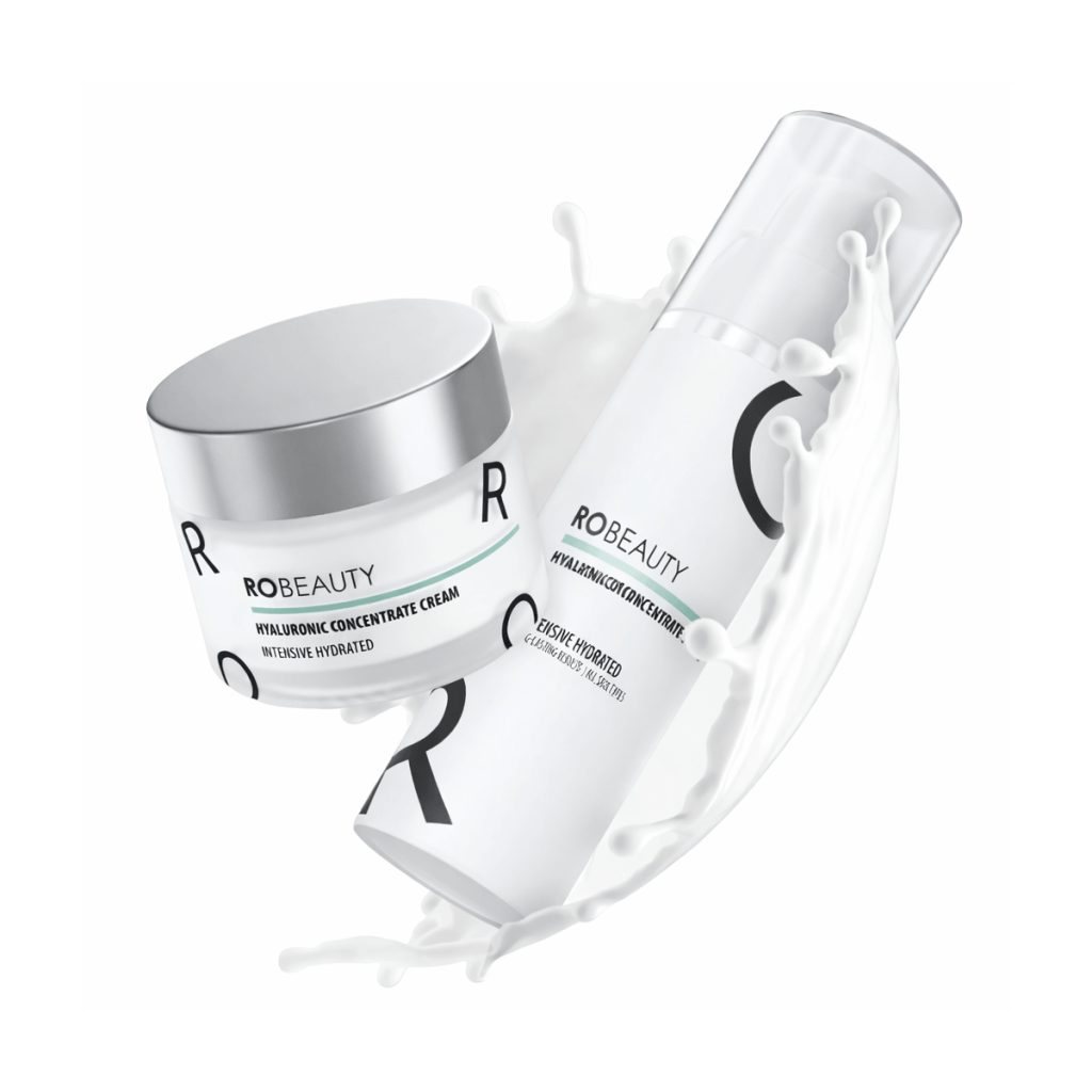 Комплекс 4 види гіалуронової кислоти + Пробіотик. Сироватка + крем ROBEAUTY