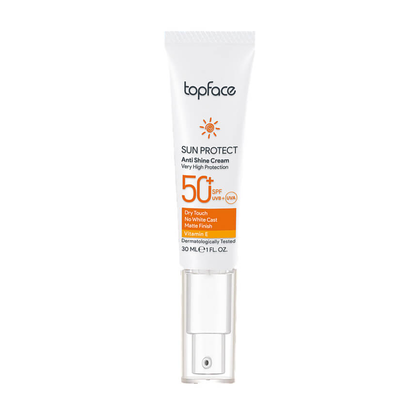 Сонцезахисний крем для обличчя Topface Sun Protect SPF 50+ Anti-Shine Cream, 30 мл