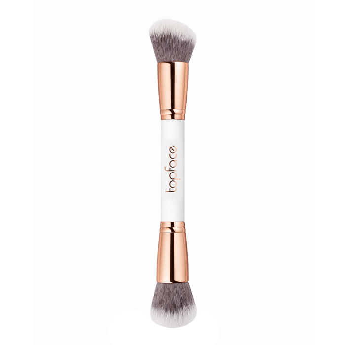 Пензлик двосторонній для рум’ян Topface [F29]