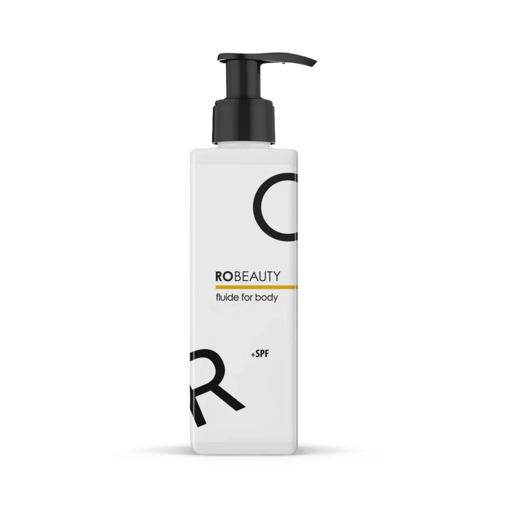 Флюїд для тіла з ефектом шовку + SPF ROBEAUTY, 250 мл