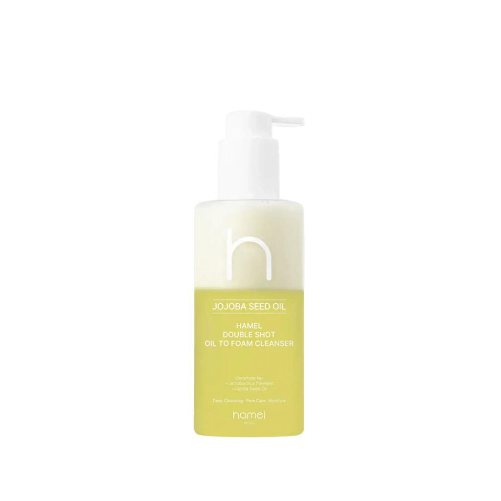 Гідрофільний засіб для вмивання Double Shot Oil to Foam Cleanser Hamel, 200 мл