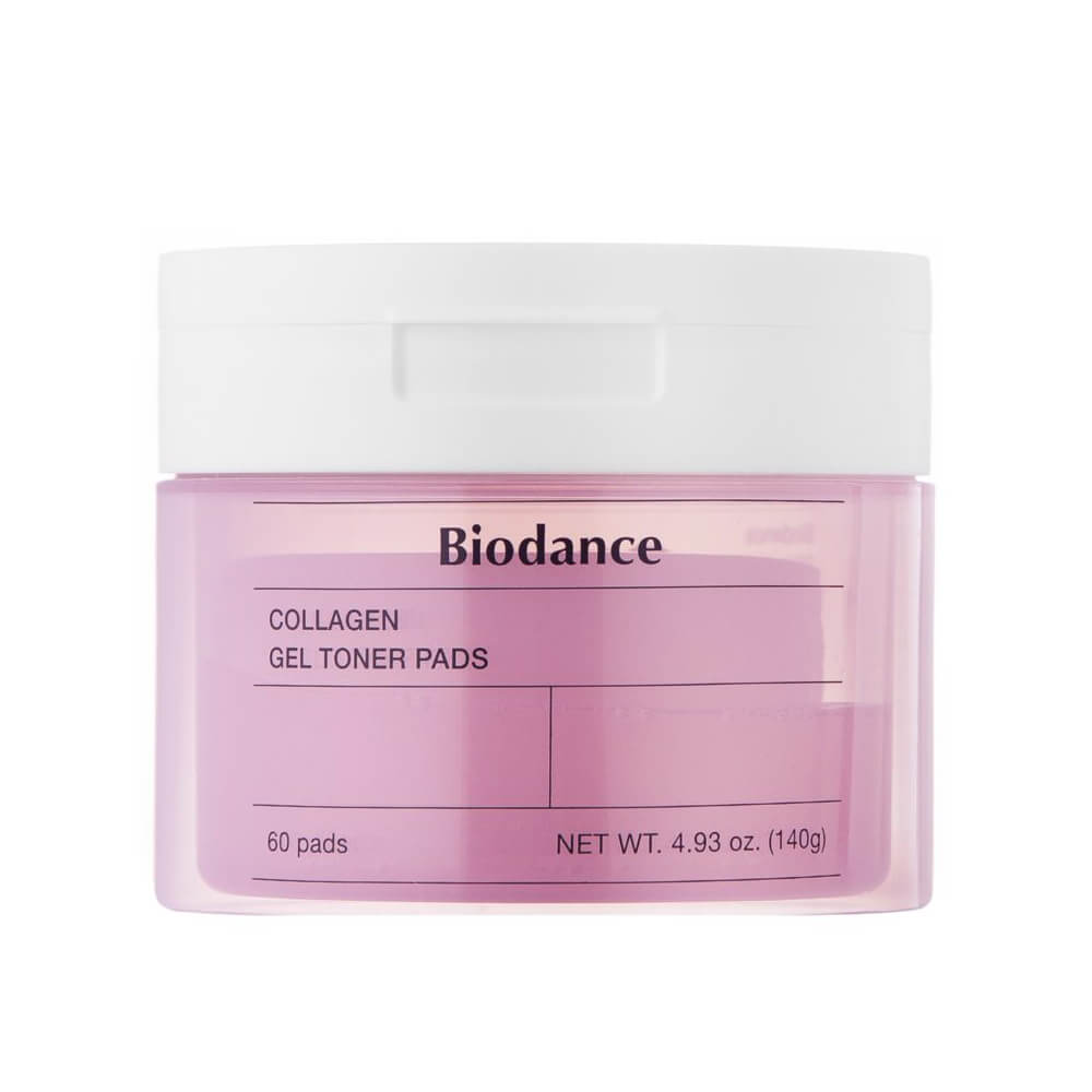 Колагенові гелеві педи Collagen Gel Toner Pads Biodance, 60 шт.